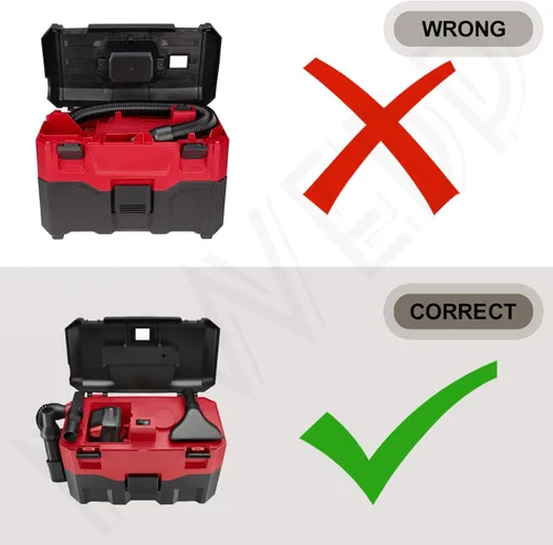 Miniatura 7 de 14-37-0160 Manguera de aspiradora de repuesto antigua 0880-20 compatible con limpiador de vacío húmedo y seco 0880-20 de 18 V