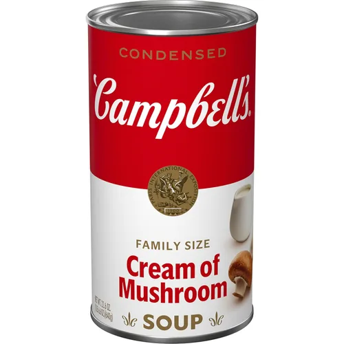 Miniatura 16 de Sopa Campbell's Crema de Champiñones Condensada, Lata Tamaño Familiar de 22.6 oz (Paquete de 12)