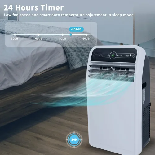 Miniatura 7 de Shinco 8,000 BTU - Aire acondicionado portátil, unidad de AC portátil con función de enfriamiento incorporada, modos de deshumidificador y Sistema