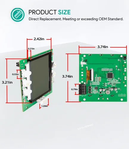 Miniatura 7 de sixcow R0550700 Reemplazo del subconjunto de PCB para el sistema de control Jandy Aqualink RS OneTouch, pieza de repuesto del panel de control