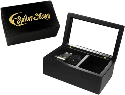 Miniatura 10 de ROSIKING Caja de música de madera con mecanismo de espejo, joyería tallada, cajas musicales, Navidad, cumpleaños, día de San Valentín, regalos Plays