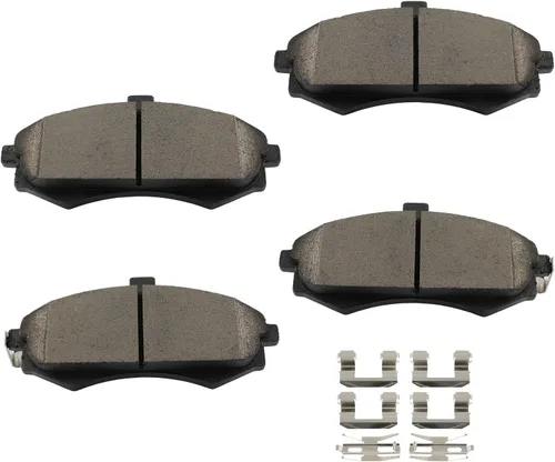 Miniatura 27 de Pastillas de freno, 4 pastillas de freno de disco de cerámica traseras ECCPP para Chevy Captiva Sport, Equinox, 10-17 para GMC Terrain, 07-09