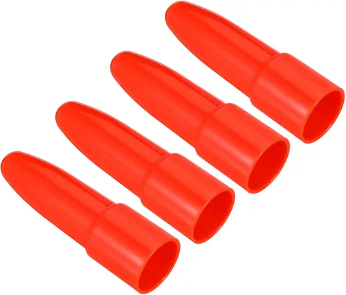 Miniatura 6 de PATIKIL Tapas difusoras de linterna, 4 piezas de plástico de policarbonato resistente al desgaste, varita de señal de linterna, color blanco