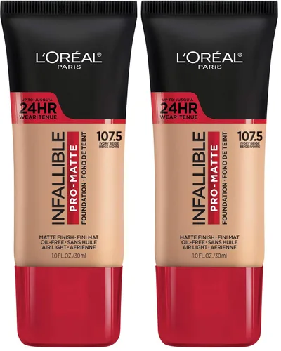 Miniatura 28 de L'Oreal Paris Infallible Pro Matte Foundation Light Beige Beige claro