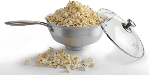 El Grandpopper Palomitero | Fabricante de Palomitas de Primera Calidad para Estufa sin Sacudir ni Remover | Sartén para Palomitas | Olla para