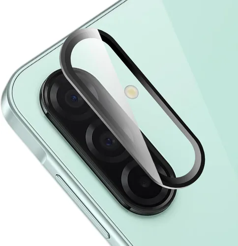 Miniatura 11 de TENOC Protector de lente de cámara para Samsung Galaxy A15, cubierta de pantalla de cámara de vidrio templado 9H, anillo individual de metal negro