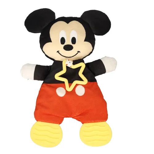 Kids Preferred Disney Baby Mickey Mouse - Peluche y mordedor sensorial arrugado para bebés recién nacidos, niños y niñas de 10 pulgadas