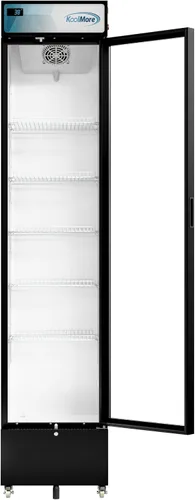 Miniatura 5 de KoolMore Refrigerador de exhibición comercial delgado de 17 pulgadas, 7 pies cúbicos en negro, listado ETL (KM-MDR-17S)