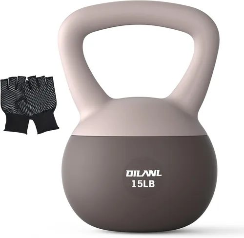 Miniatura 15 de Soft Kettlebell, Safe Strength Training Kettle bell, Cushioned Impact-Resistant Base and Anti-Slip Grip Weight, Kettlebells Set for Home Workouts