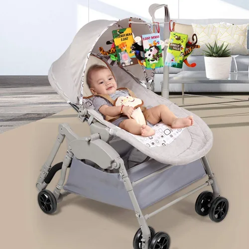 Miniatura 8 de beiens Juguetes para bebés, libros suaves y arrugados de tela para tacto y tacto, juguetes para bebés de 0-3-6-12-18 meses, juego de regalos de baby