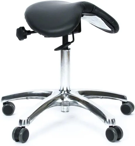 Miniatura 2 de Silla para una mejor postura - Taburete ergonómico para postura posterior con asiento inclinable Negro