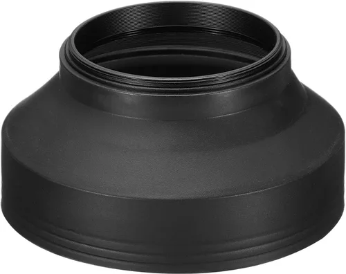 Miniatura 15 de PATIKIL Parasol para lente de cámara de 1.929 in, protector de lente plegable de goma, bloquea el exceso de luz solar, mejora la fotografía