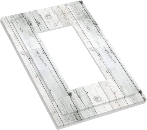 Miniatura 379 de Placa de Interruptor de Luz Azul de 1 Gang, Placa de Pared Decorativa de Palanca Individual, Cubierta de Placa de Pared de Palanca, Placa Frontal