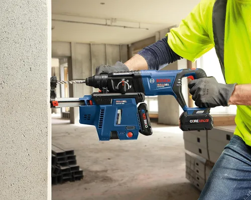 Miniatura 11 de BOSCH Kit extractor de polvo móvil GDE18V-26DB15 SDS-plus® Bulldog™ con (1) batería de alimentación avanzada CORE18V® de 4 Ah