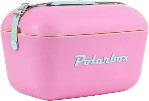 Miniatura 12 de Retro Beach Cooler Vintage Picnic Lunch Box Bag Portable Cooler Travel Camping Senderismo 90s Style Ice Chest