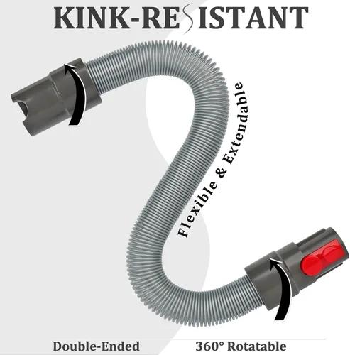 Miniatura 5 de Fullclean Accesorio de manguera de extensión flexible compatible con Dyson V15 V15s Gen5 V12 V11 V10 V9 V8 V7, accesorios de aspiradora, piezas