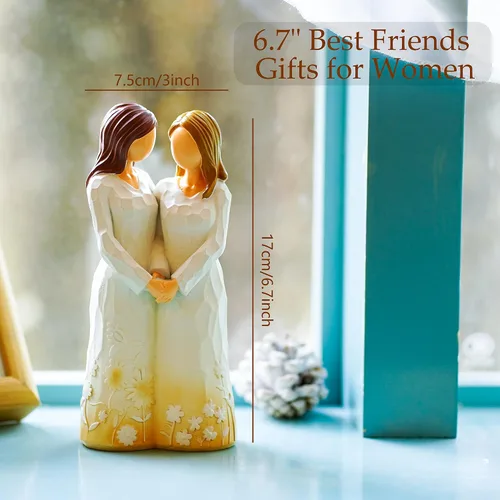 Miniatura 3 de Regalo para hermana para mujer, regalo de figuras para hermana, regalo de amistad, Navidad, Acción de Gracias, para hermanas, mejores amigas, mujeres