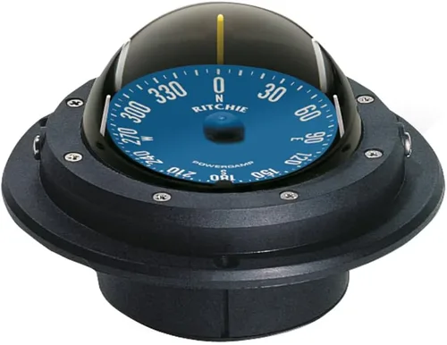Ritchie RU-90 Voyager Compass - Montaje empotrado - Negro