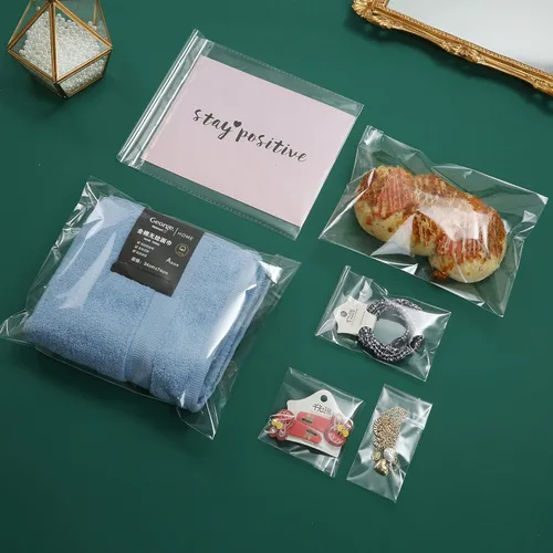 Miniatura 3 de 200 bolsas de celofán transparentes resellables de 7 x 9 pulgadas de grosor, autoadhesivas, para panadería, impresiones de fotos, tarjetas, regalo