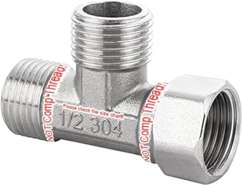Miniatura 5 de Beduan Conector movible flexible macho de acero inoxidable de 1/2 "G para válvula en ángulo, bidé, rociador, brazo de ducha