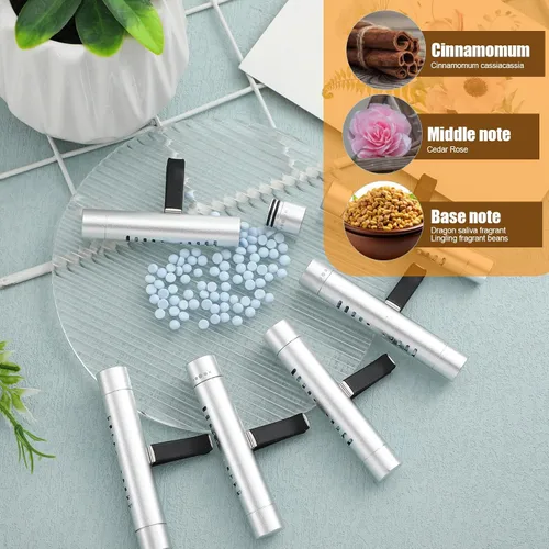 Miniatura 6 de Weysat Ambientador de aire para toda la casa, 6 unidades, difusor pasivo esencial, clips de ventilación, colocación más fácil, filtro de horno HVAC