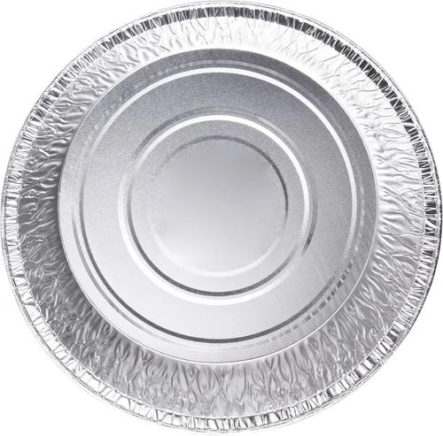 Miniatura 5 de Moldes de aluminio holandés de 10 pulgadas para horno, molde desechable para pasteles y sartenes de papel de aluminio extra profundas para hornear