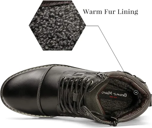 Miniatura 6 de Bruno Marc - Botas para hombre de combate estilo Oxford para motocicleta