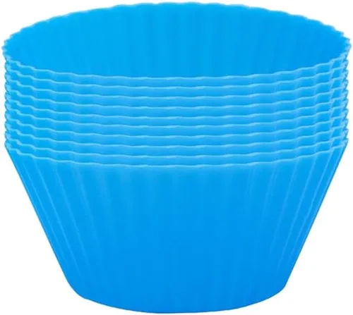 AKOAK Tazas antiadherentes de silicona reutilizables para hornear, moldes para pasteles, accesorios de cocina para hornear, herramientas para hacer