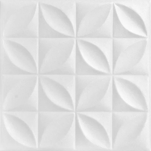Miniatura 12 de À LA MAISON CEILINGS R103 Perceptions - Azulejo de techo de espuma (21.6 pies cuadrados/caja), paquete de 8, color blanco liso