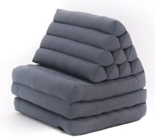 Miniatura 29 de Leewadee - Cojín Tailandés plegable para el suelo con respaldo para TV, sala de estar, colchón para exterior, 65.7 x 20.9 x 11.8 pulgadas, Kapok