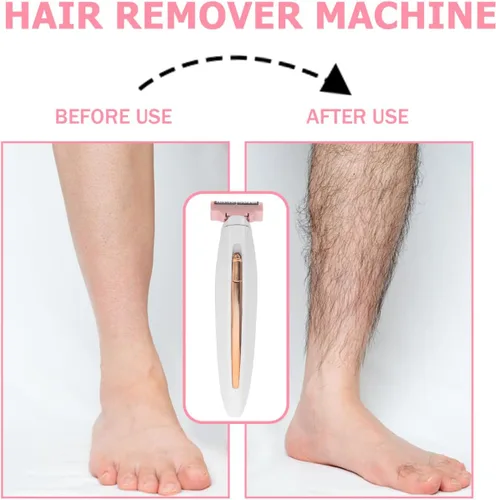 Miniatura 8 de FOMIYES 1 Unidades Dispositivo de Eliminación para Mujeres Portátil Depilador Cuerpo Dehairing Herramienta para Piernas Brazos Axilas Bikini Línea