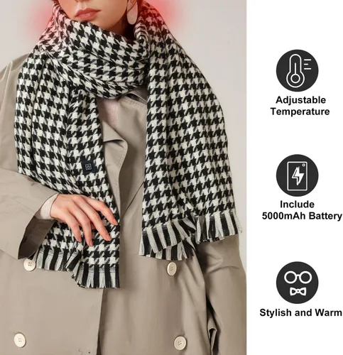Miniatura 4 de EN'DA professional Heated Scarf Upgraded with Rechargeable Battery Electric Heated Neck Pad for Winter