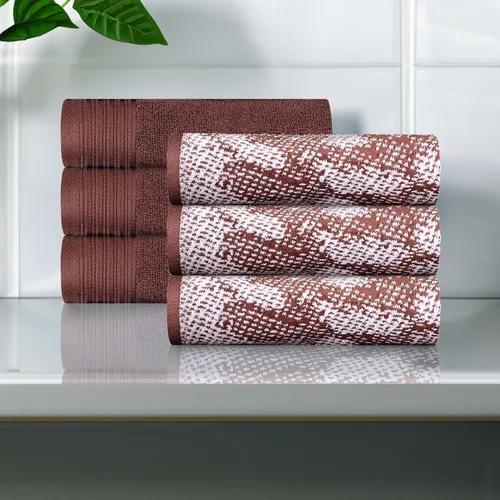 Miniatura 48 de SUPERIOR Juego de 6 toallas de algodón surtido de 6 piezas, incluye 2 toallas de baño, 2 manos, 2 toallas faciales, suaves, absorbentes, accesorios