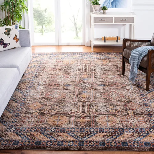 Miniatura 18 de SAFAVIEH Bijar Collection BIJ653B - Alfombra tradicional oriental, envejecida, no desprende pelusa, 2 pies 3 pulgadas x 10 pies, color azul
