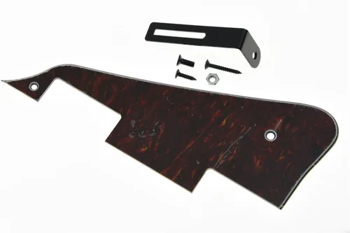Miniatura 70 de KAISH Golpeador de guitarra LP blanco envejecido de 3 capas con soporte cromado para Epiphone Les Paul