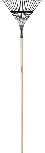 Miniatura 2 de Truper, rastrillo para jardín, profesional, de acero, Tru Tough - Rastrillo plástico para arbustos con cabeza de 20,32 cm