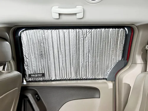 Miniatura 3 de YelloPro - Parasol para ventana lateral de asiento trasero de segunda fila (juego de 2) ajuste personalizado para Chrysler Town & Country Minivan