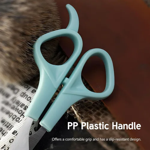 Miniatura 5 de Tijeras de corte de cabello y tijeras de adelgazamiento, paquete de 2 tijeras profesionales de peluquería de acero inoxidable de 6 pulgadas