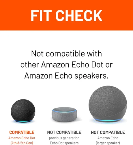 Miniatura 2 de All-New, Made For Amazon Outlet Hanger, for Echo Dot (5th generation). Not compatible with Echo Dot Clock.