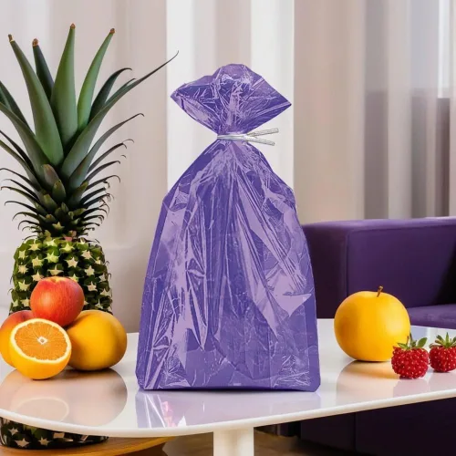 Miniatura 3 de Bolsas de celofán, color azul real, 30 unidades, talla única , Púrpura