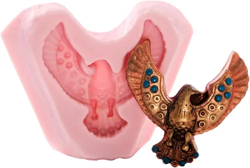 Miniatura 6 de Eagle - Molde de silicona para alimentos, fondant, chocolate, caramelo, resina, polímero de arcilla