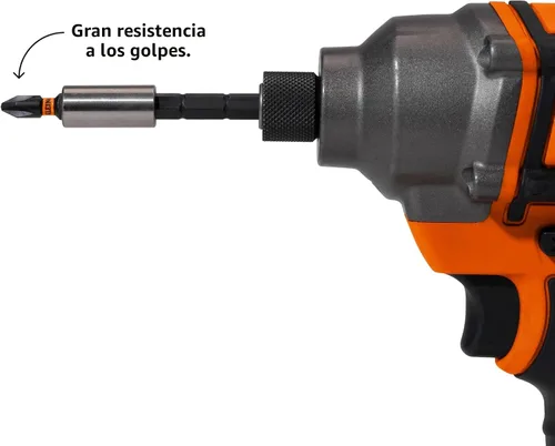 Miniatura 5 de Klein Tools 32308 Destornillador de Stubby Multi-bit, Herramienta magnética ajustable con 8 en 1 de impacto con Phillips, ranurado, cuadrado