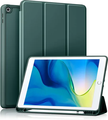 Miniatura 18 de Akkerds - Funda Compatible con iPad de 10.2 Pulgadas 2021/2020/2019, para iPad de 9ª/8ª/7ª Generación con Soporte para Lápiz, Funda Protectora