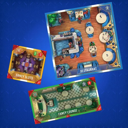 Miniatura 3 de Renegade Game Studios: Vegas Showdown Juego de mesa de estrategia, juego de construcción de casino de Las Vegas, mayores de 14 años, 3-5 jugadores