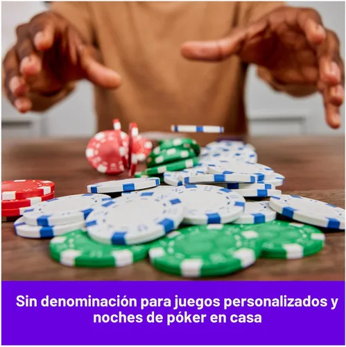 Miniatura 3 de Spin Master Games, Cardinal Classics, juego de fichas de póquer de 100 piezas, juego de mesa familiar clásico, juego de póquer para principiantes