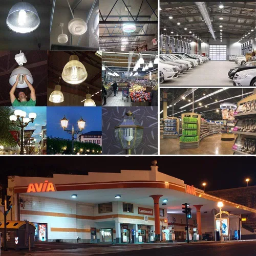 Miniatura 7 de Paquete de 2 bombillas LED de maíz (equivalente a 500 W) de 60 W, 6000 lúmenes, 6500 K, gran área, luz blanca fría, E26/E27, base mediana
