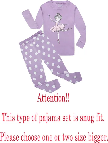 Miniatura 2 de Family Feeling - Pijamas para niños y niñas conjunto de pijamas de 2 piezas ropa para dormir de 100 algodón