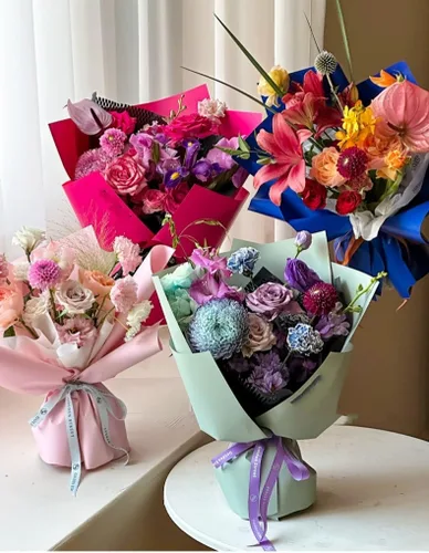 Miniatura 4 de 20 hojas de papel de regalo de flores impermeables, papel de ramo de floristería, manualidades, papel de regalo, material de ramo de floristería, 22