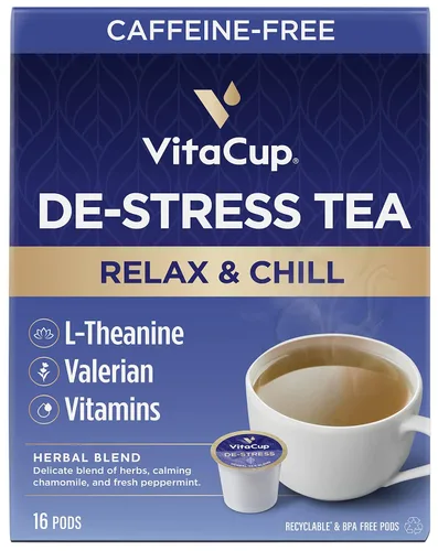 Miniatura 13 de VitaCup Paquetes instantáneos de té verde, mejora la energía y la desintoxicación con matcha, moringa, vitaminas B, D3, fibra, keto, paleo, vegano