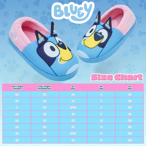 Miniatura 6 de Bluey Zapatos Niños Zapatillas Niñas 3D Antideslizante Niños Zapatillas Cálidas Niños Niñas